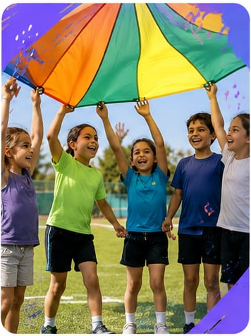 ילדים בפעילות ספורטל